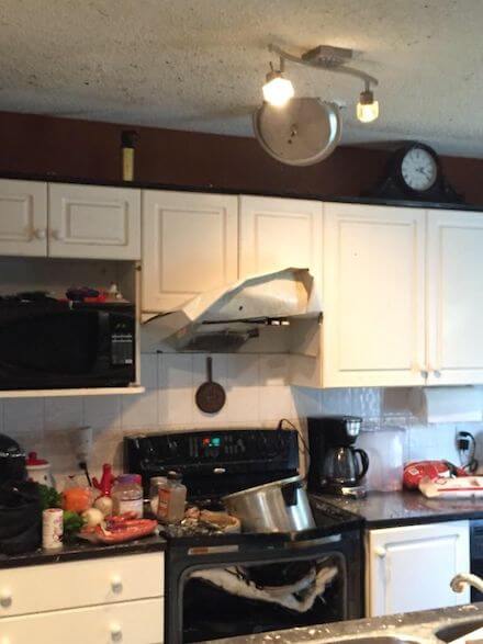 Exploding pressure cooker
