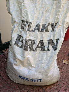 Bag of flaky bran